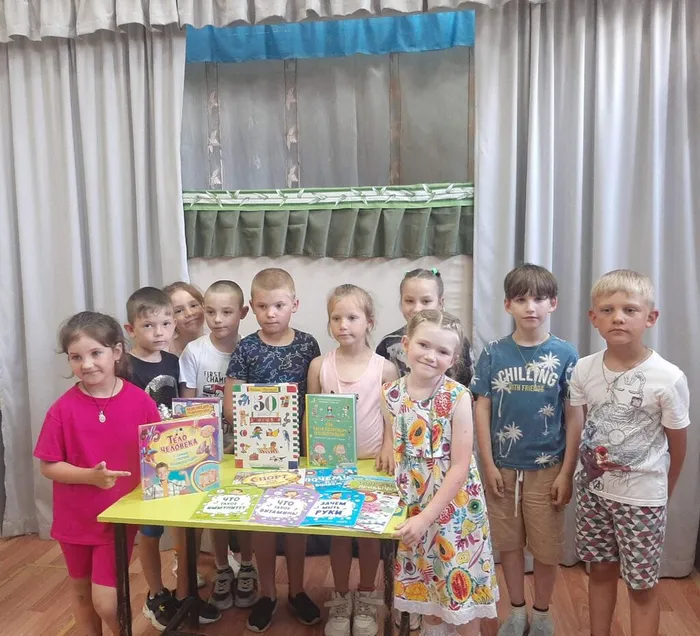 Ребята с оздоровительной площадки  школы села Кошуки.