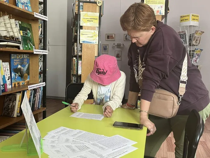 Интеллектуальный досуг в библиотеке!