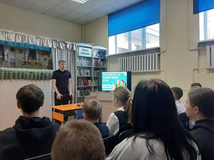 Встреча с инспектором пропаганды ГИБДД