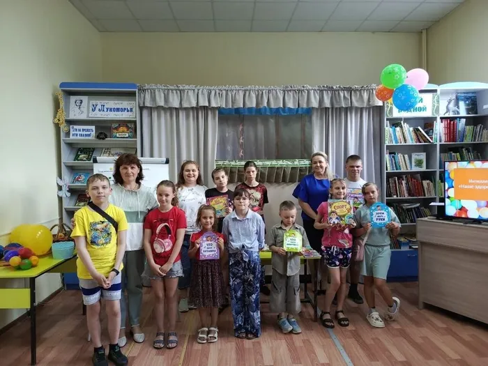 Ребята летней площадки СОШ №9.